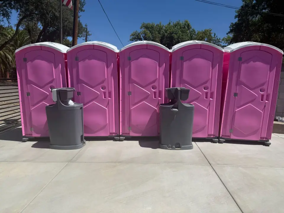 Portable restroom equipment example