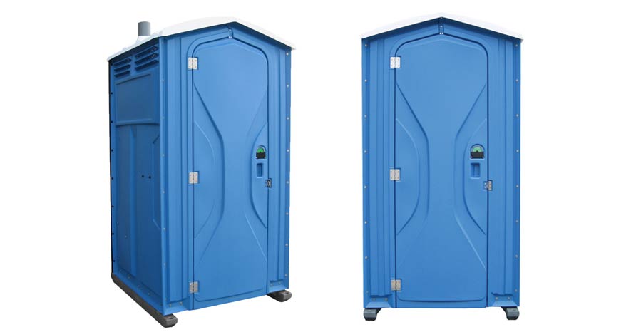 Long-term porta potty units on site in Allen, Texas